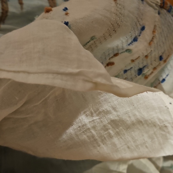 Anthropologie THML Can't Resist Cotton Criss Cross Neck Mini Dress sz.S - Picture 8 of 11